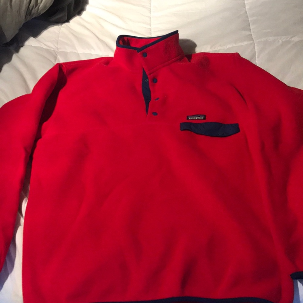 3/4 button Patagonia Synchilla Pullover